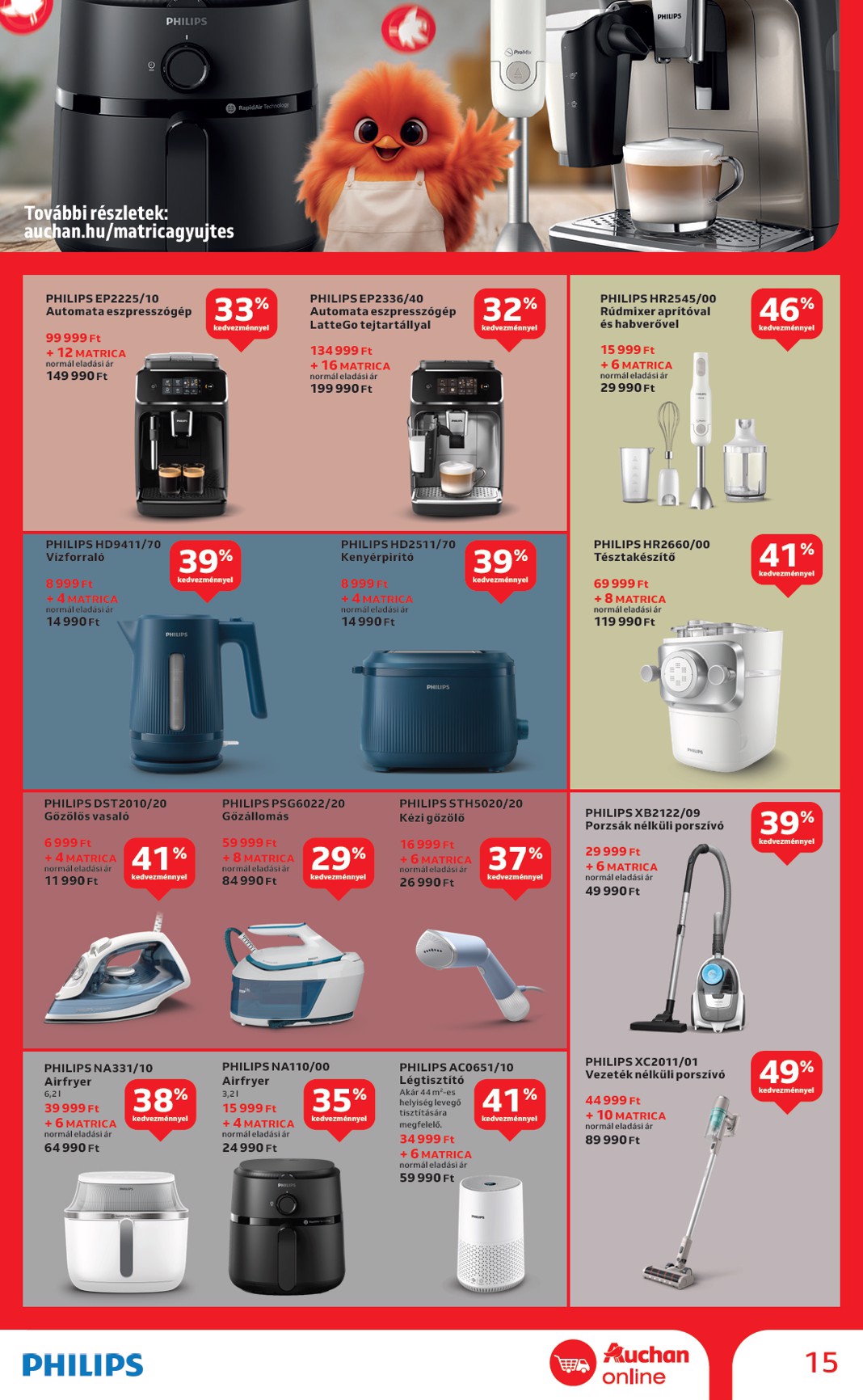 auchan - Auchan szupermarket akciós újság, érvényes 11.06. - 11.12. - page: 15