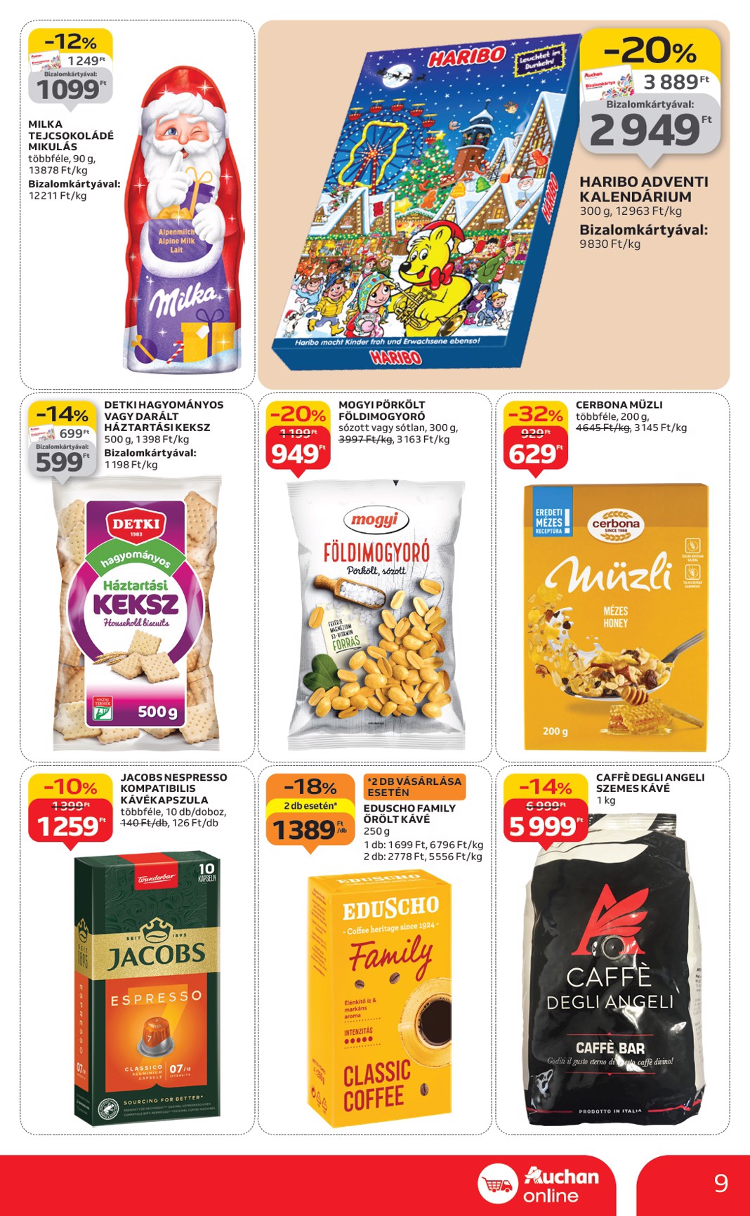 auchan - Auchan szupermarket akciós újság, érvényes 11.06. - 11.12. - page: 9