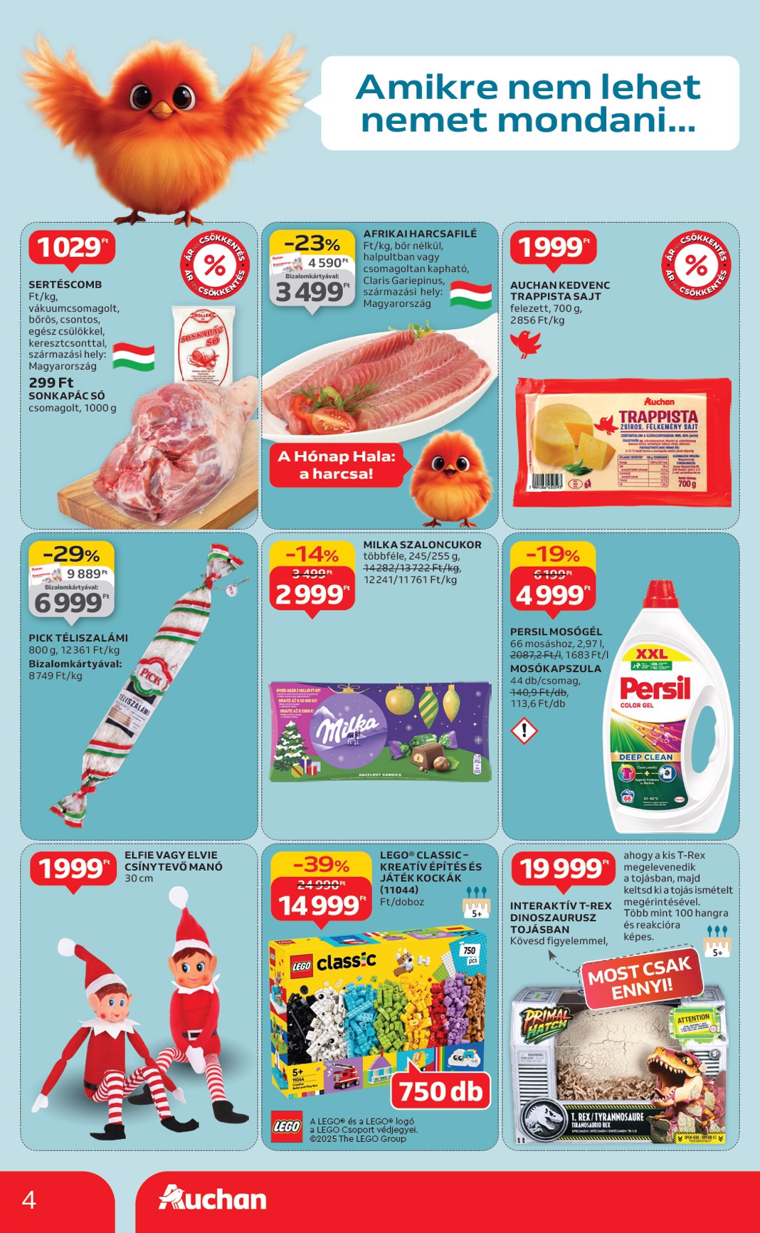 auchan - Auchan szupermarket akciós újság, érvényes 11.06. - 11.12. - page: 4