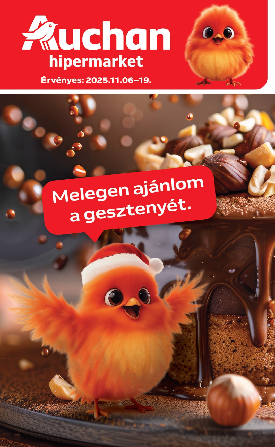 auchan - Auchan - Hipermarket gesztenye ajánlataink akciós újság, érvényes 11.06. - 11.19.