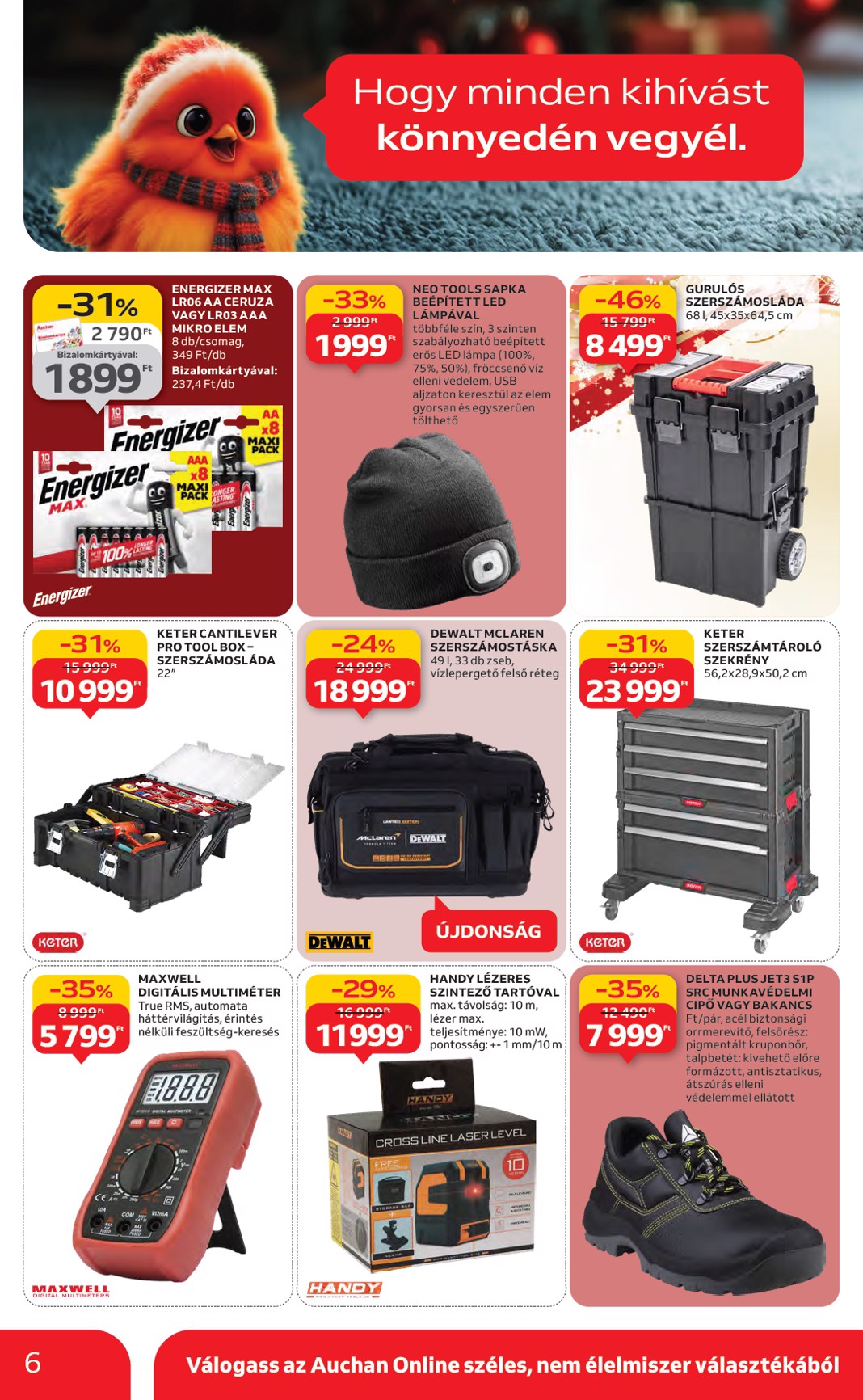 auchan - Auchan - Karácsonyi ajándék ajánlataink akciós újság, érvényes 11.13. - 12.24. - page: 6