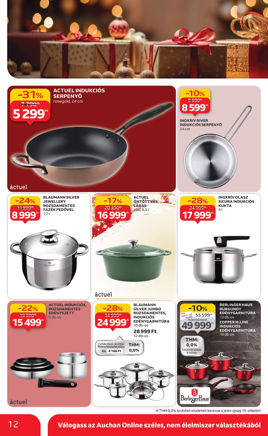 auchan - Auchan - Karácsonyi ajándék ajánlataink akciós újság, érvényes 11.13. - 12.24. - page: 12