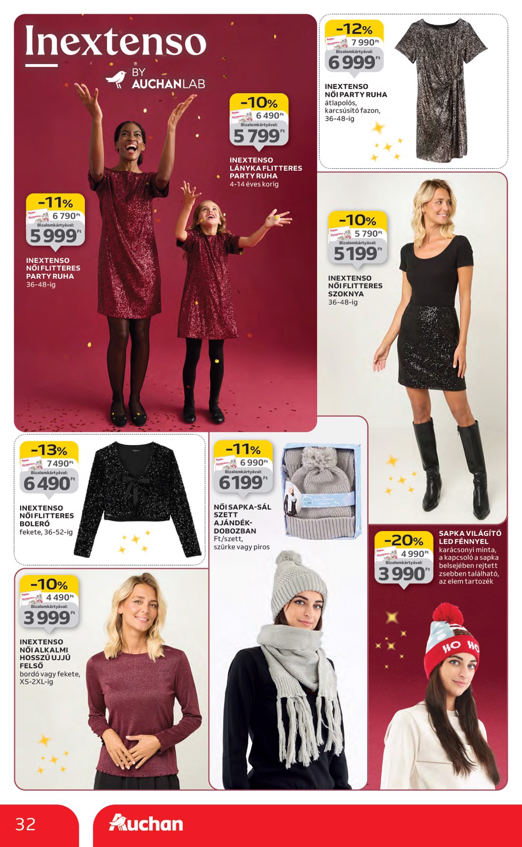 auchan - Auchan - Karácsonyi ajándék ajánlataink akciós újság, érvényes 11.13. - 12.24. - page: 32