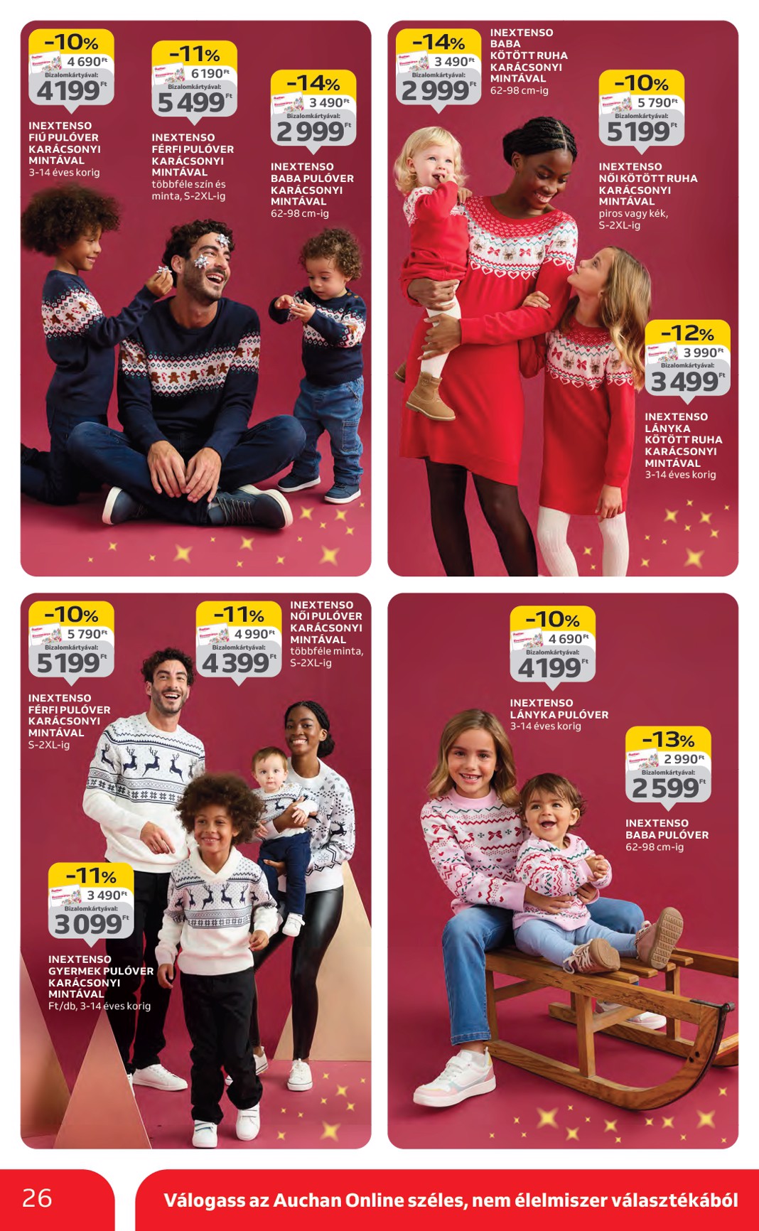 auchan - Auchan - Karácsonyi ajándék ajánlataink akciós újság, érvényes 11.13. - 12.24. - page: 26