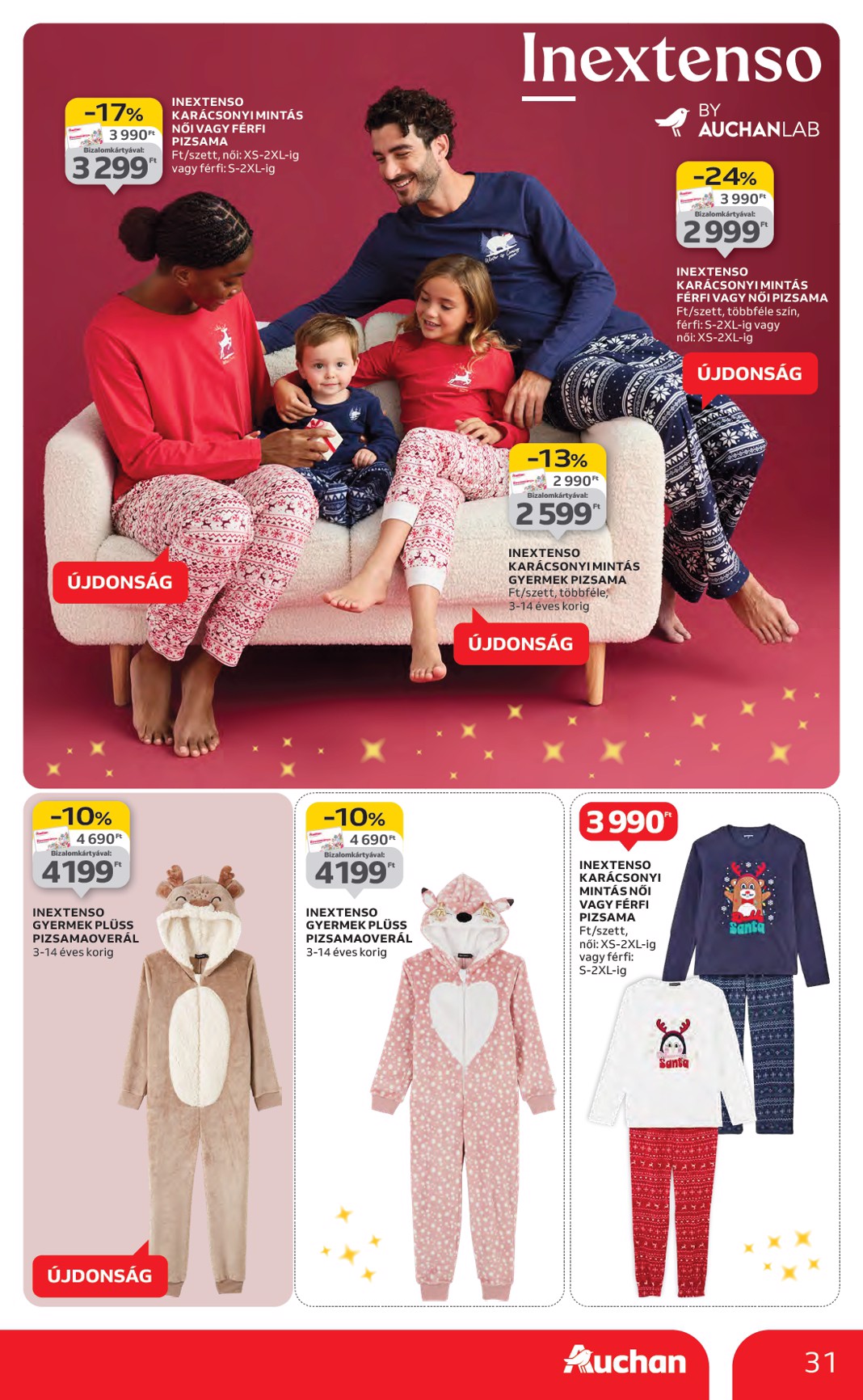 auchan - Auchan - Karácsonyi ajándék ajánlataink akciós újság, érvényes 11.13. - 12.24. - page: 31