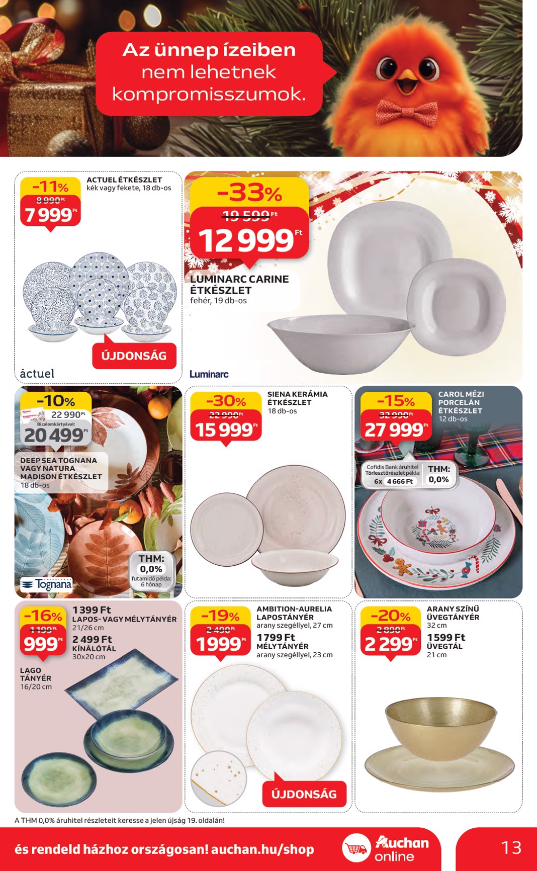 auchan - Auchan - Karácsonyi ajándék ajánlataink akciós újság, érvényes 11.13. - 12.24. - page: 13