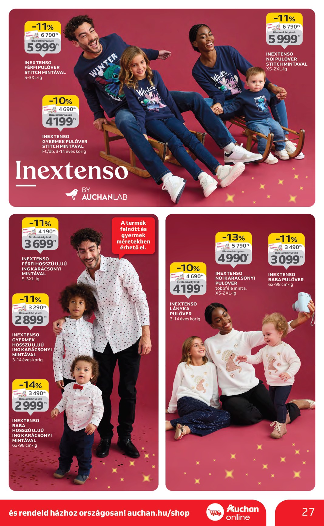 auchan - Auchan - Karácsonyi ajándék ajánlataink akciós újság, érvényes 11.13. - 12.24. - page: 27