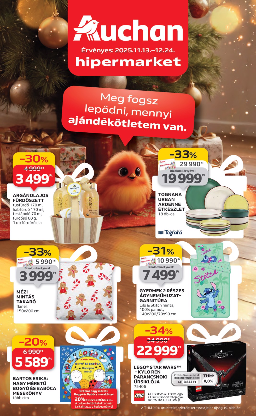 auchan - Auchan - Karácsonyi ajándék ajánlataink akciós újság, érvényes 11.13. - 12.24.