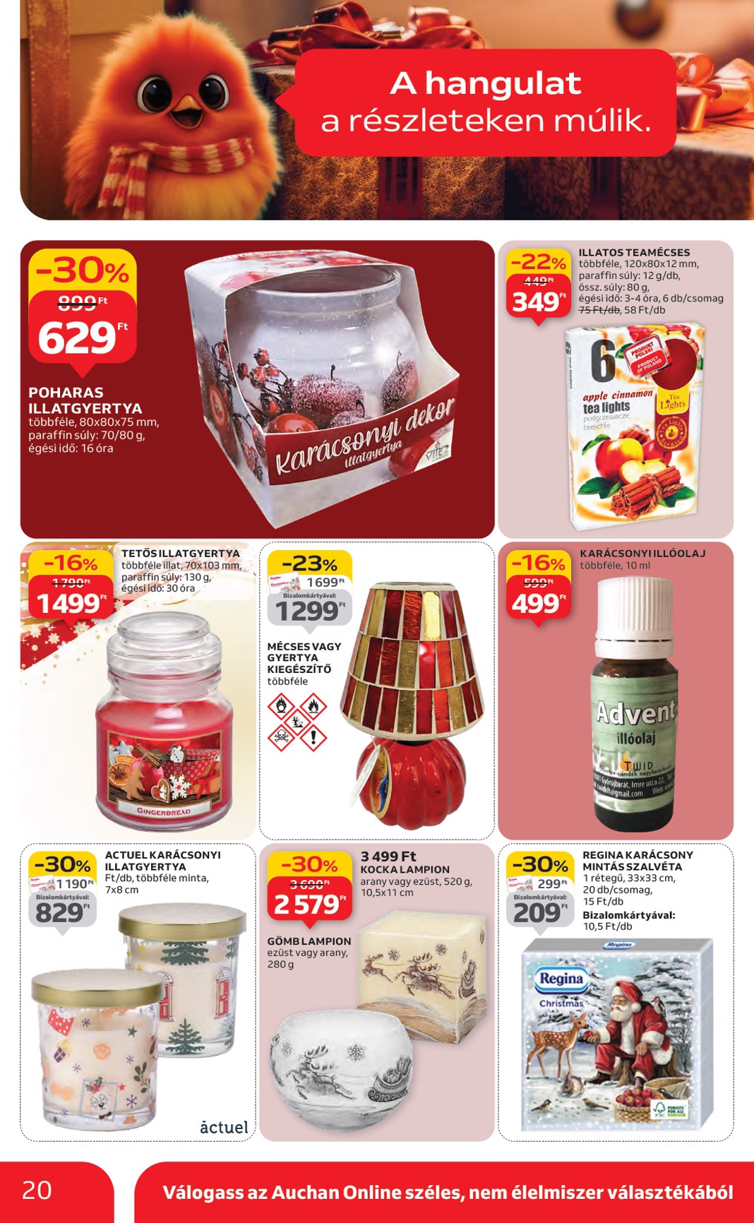 auchan - Auchan - Karácsonyi ajándék ajánlataink akciós újság, érvényes 11.13. - 12.24. - page: 20