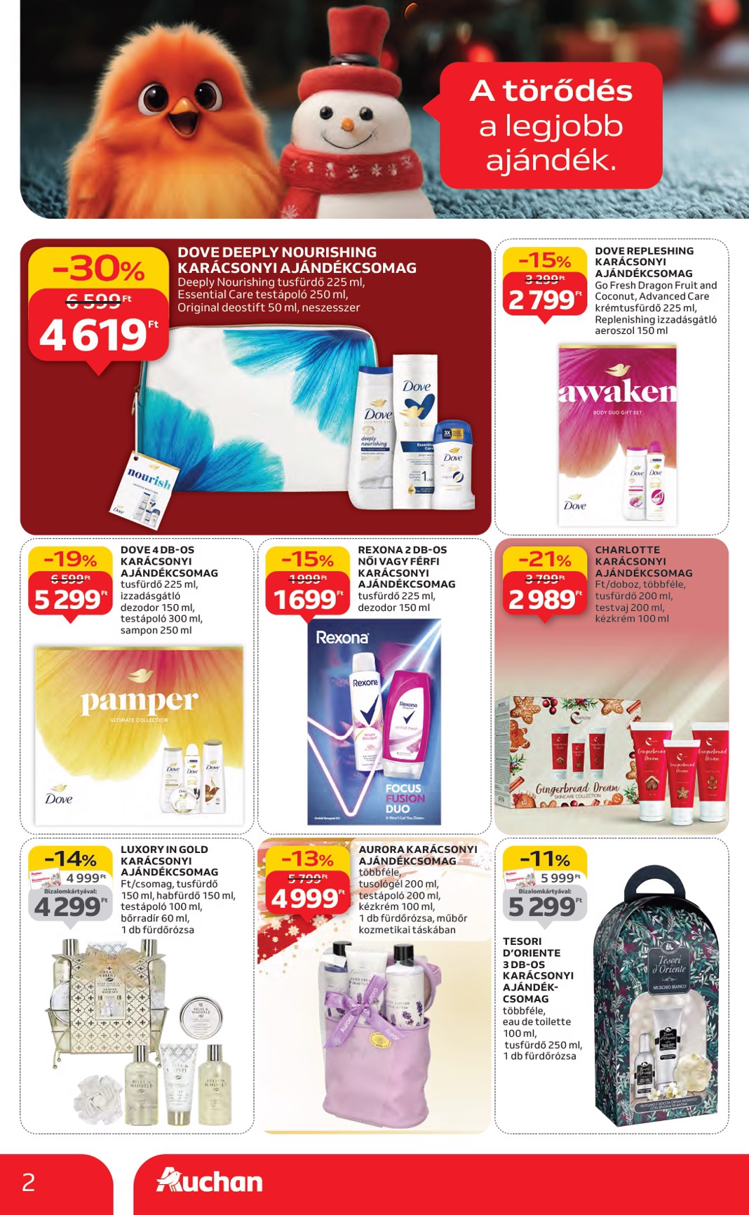 auchan - Auchan - Karácsonyi ajándék ajánlataink akciós újság, érvényes 11.13. - 12.24. - page: 2