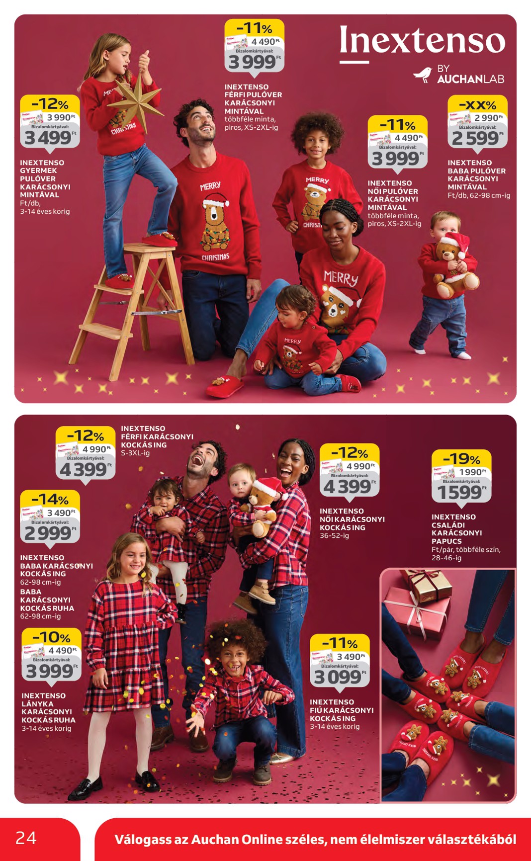 auchan - Auchan - Karácsonyi ajándék ajánlataink akciós újság, érvényes 11.13. - 12.24. - page: 24