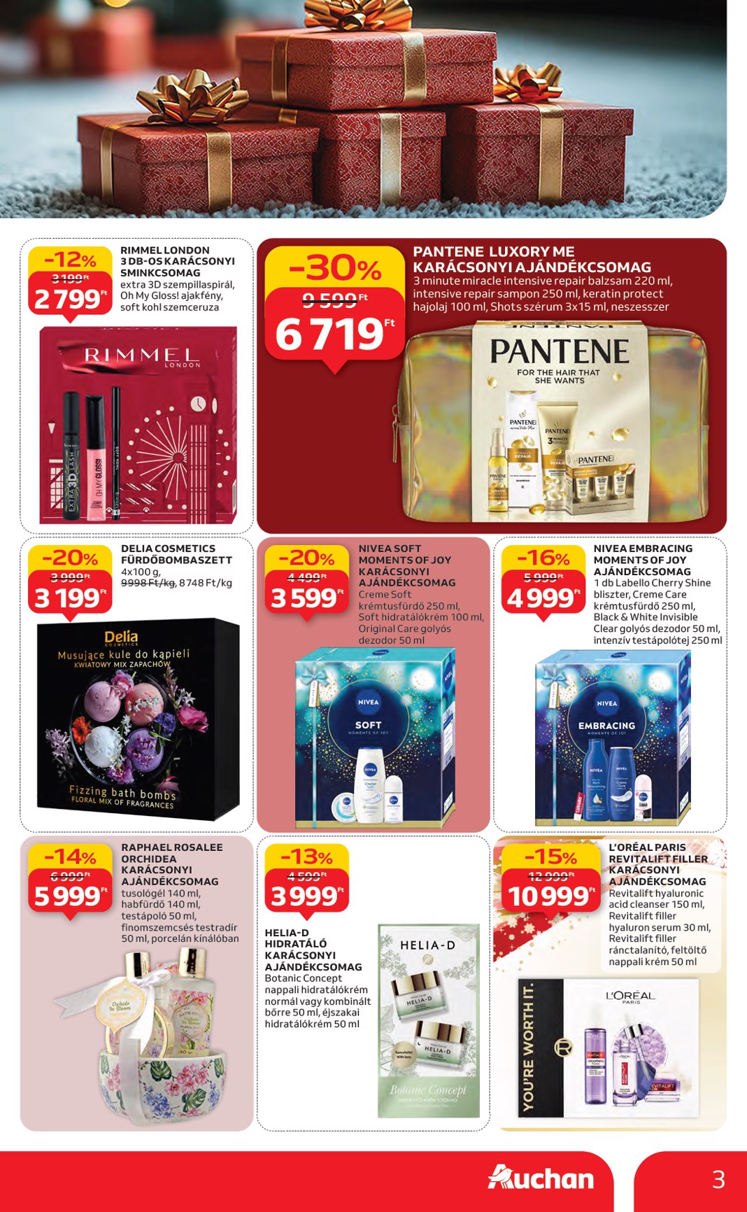 auchan - Auchan - Karácsonyi ajándék ajánlataink akciós újság, érvényes 11.13. - 12.24. - page: 3