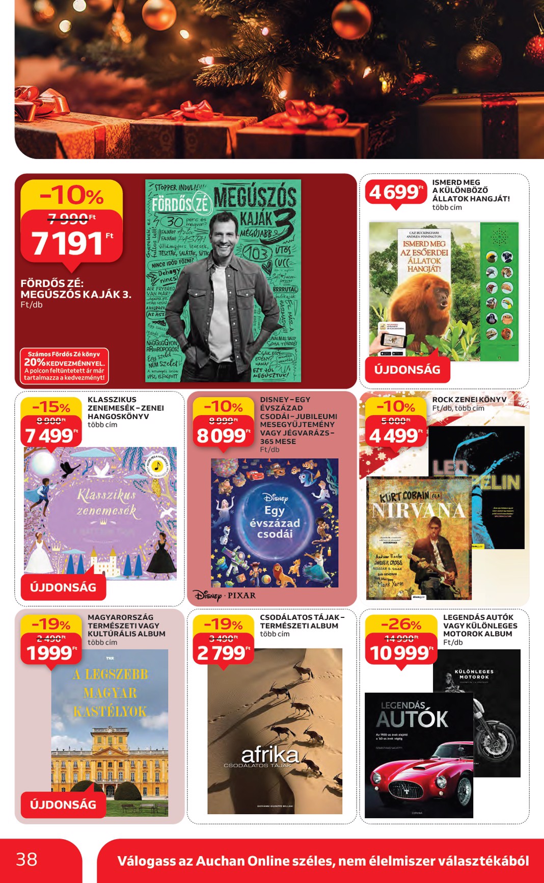 auchan - Auchan - Karácsonyi ajándék ajánlataink akciós újság, érvényes 11.13. - 12.24. - page: 38