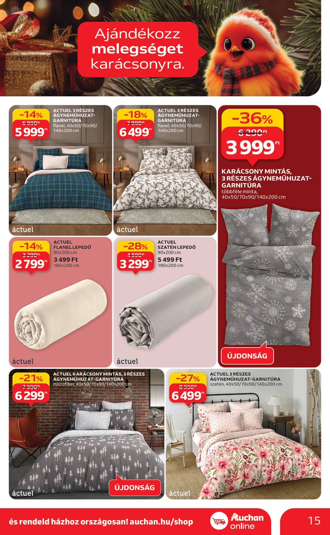 auchan - Auchan - Karácsonyi ajándék ajánlataink akciós újság, érvényes 11.13. - 12.24. - page: 15