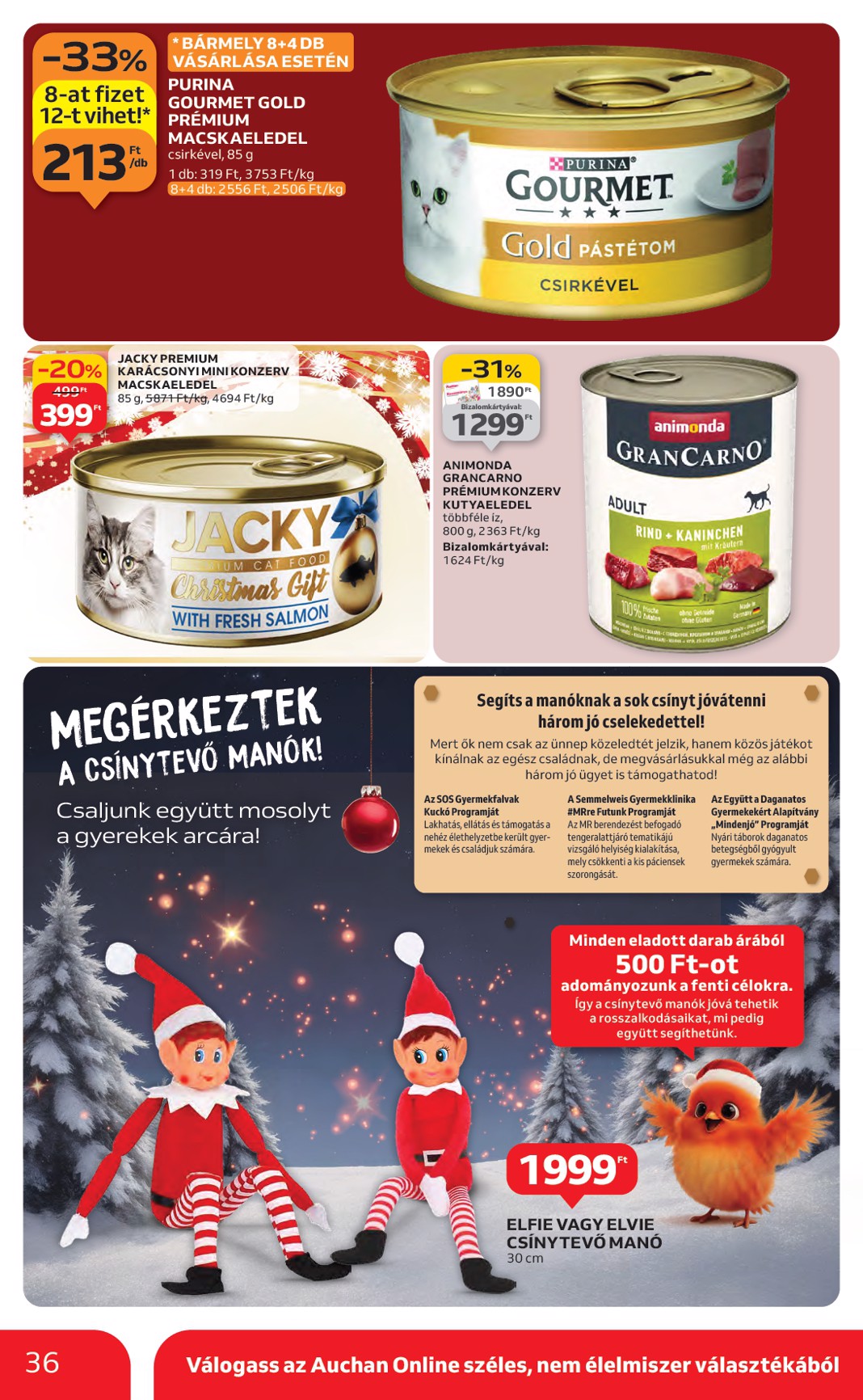auchan - Auchan - Karácsonyi ajándék ajánlataink akciós újság, érvényes 11.13. - 12.24. - page: 36