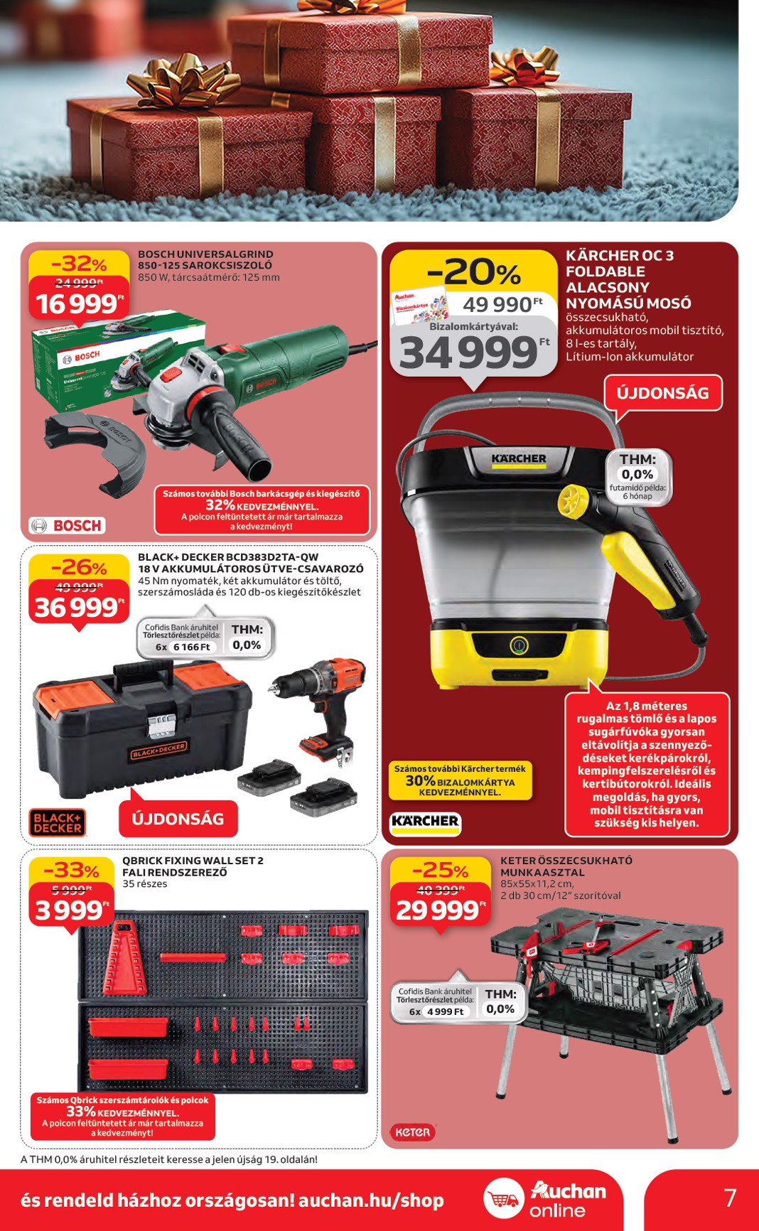 auchan - Auchan - Karácsonyi ajándék ajánlataink akciós újság, érvényes 11.13. - 12.24. - page: 7