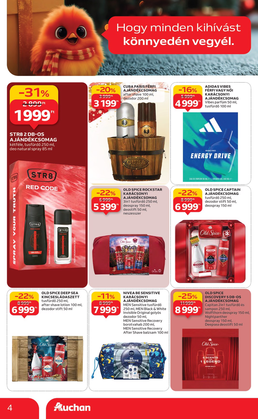 auchan - Auchan - Karácsonyi ajándék ajánlataink akciós újság, érvényes 11.13. - 12.24. - page: 4