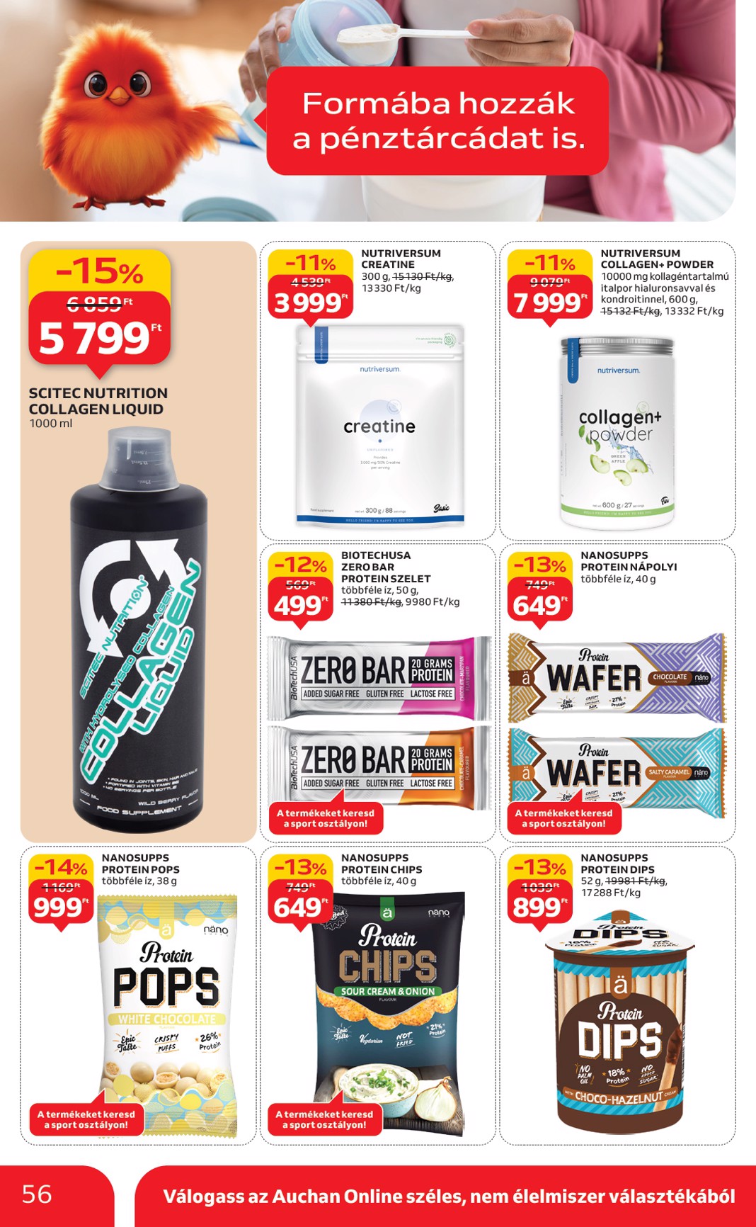 auchan - Auchan Hipermarket akciós újság, érvényes 11.20. - 11.26. - page: 56