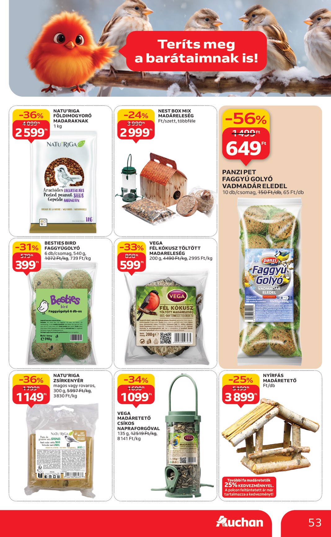 auchan - Auchan Hipermarket akciós újság, érvényes 11.20. - 11.26. - page: 53