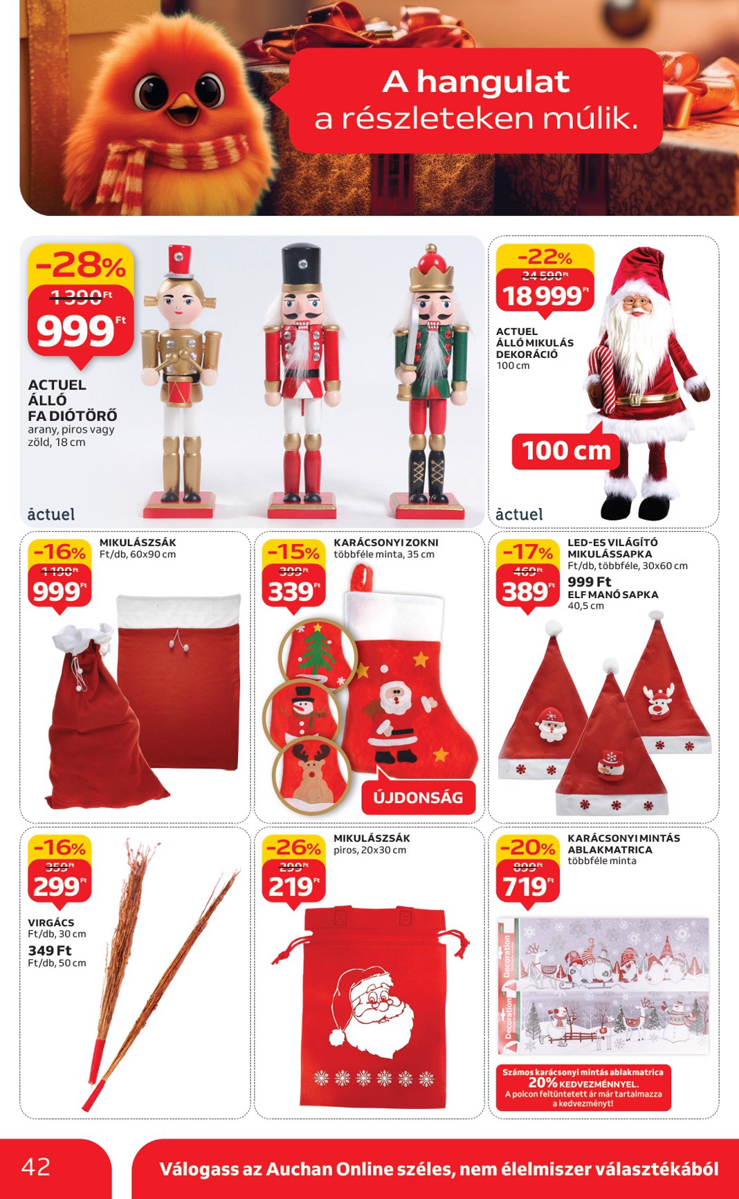 auchan - Auchan Hipermarket akciós újság, érvényes 11.20. - 11.26. - page: 42