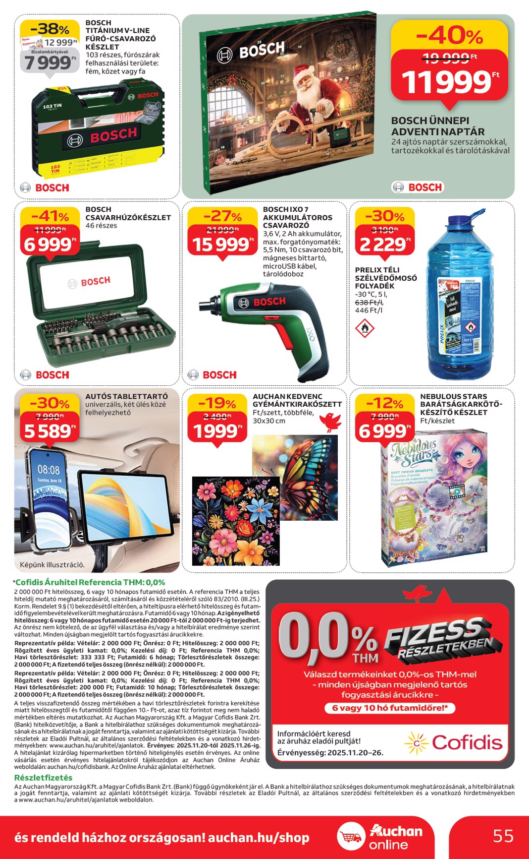 auchan - Auchan Hipermarket akciós újság, érvényes 11.20. - 11.26. - page: 55