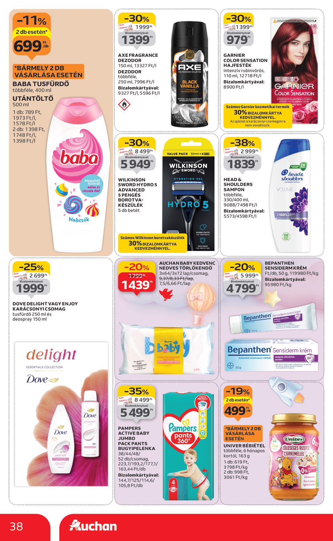 auchan - Auchan Hipermarket akciós újság, érvényes 11.20. - 11.26. - page: 38