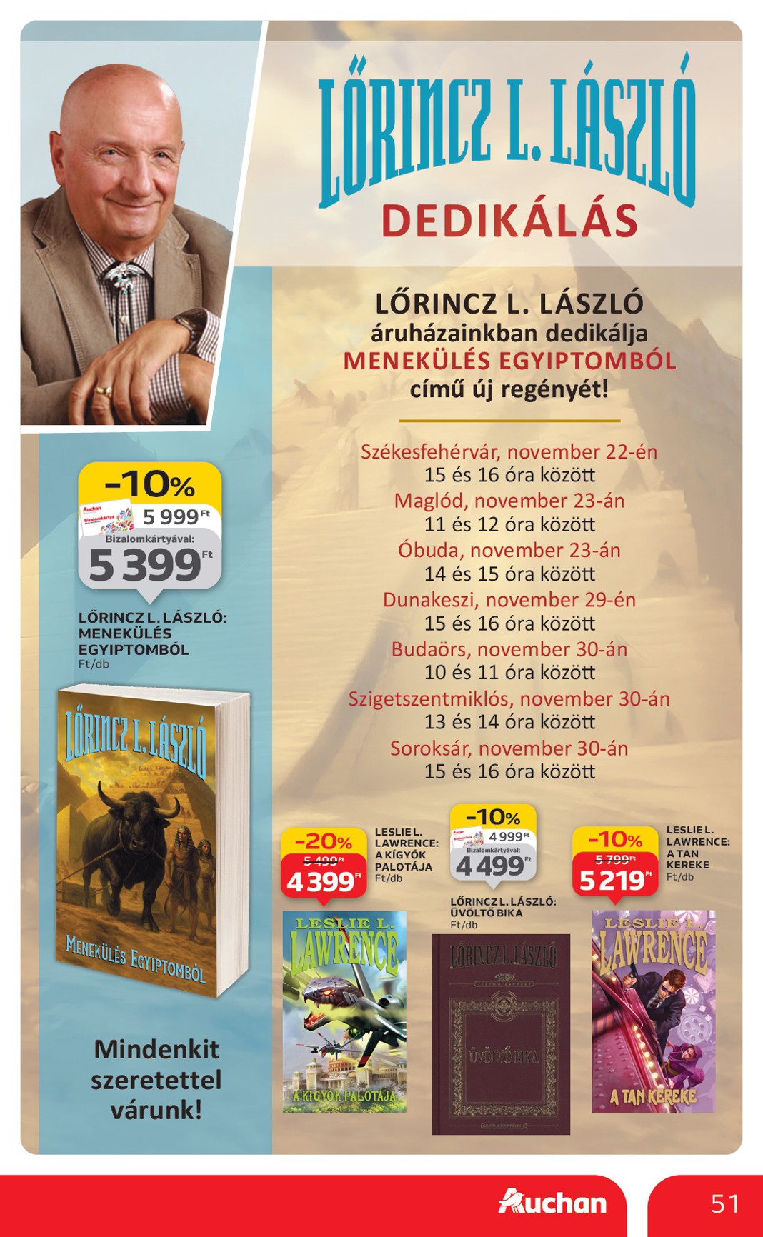 auchan - Auchan Hipermarket akciós újság, érvényes 11.20. - 11.26. - page: 51