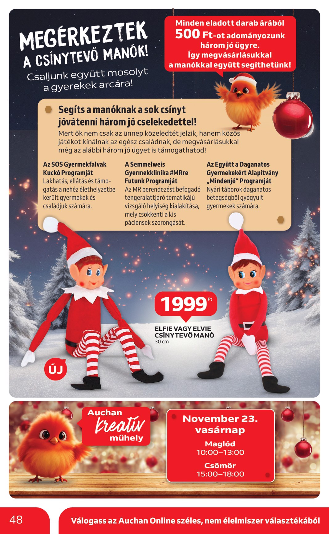auchan - Auchan Hipermarket akciós újság, érvényes 11.20. - 11.26. - page: 48