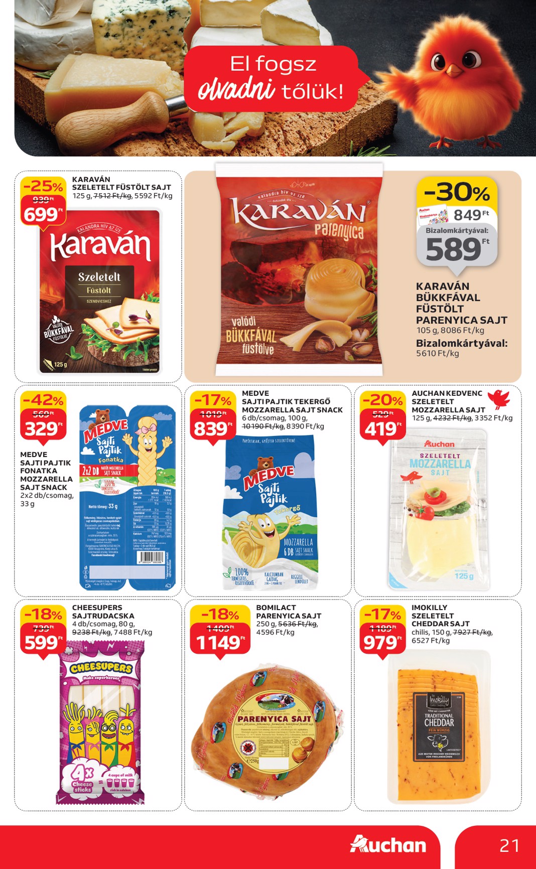 auchan - Auchan Hipermarket akciós újság, érvényes 11.20. - 11.26. - page: 21