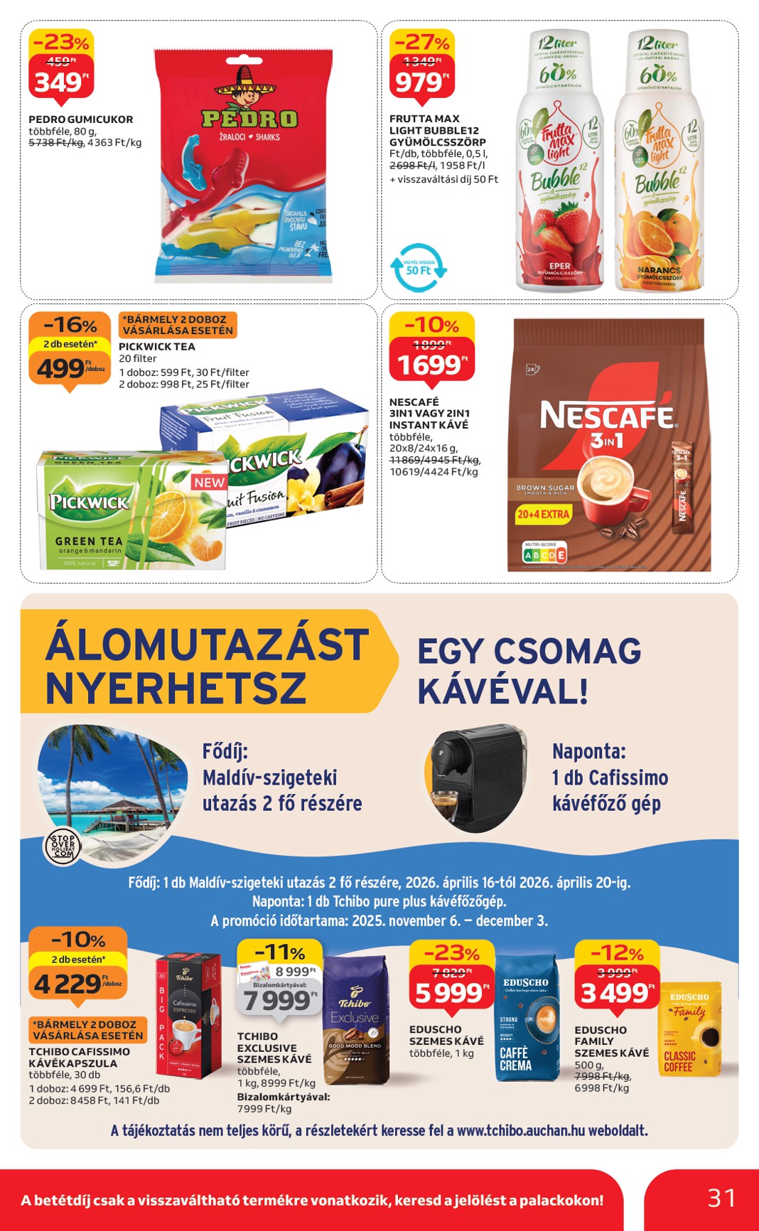 auchan - Auchan Hipermarket akciós újság, érvényes 11.20. - 11.26. - page: 31