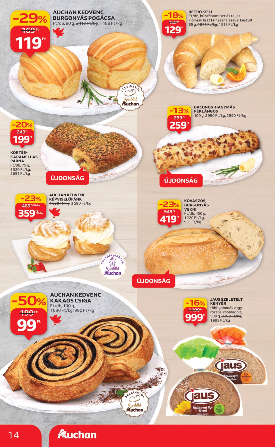 auchan - Auchan Hipermarket akciós újság, érvényes 11.20. - 11.26. - page: 14