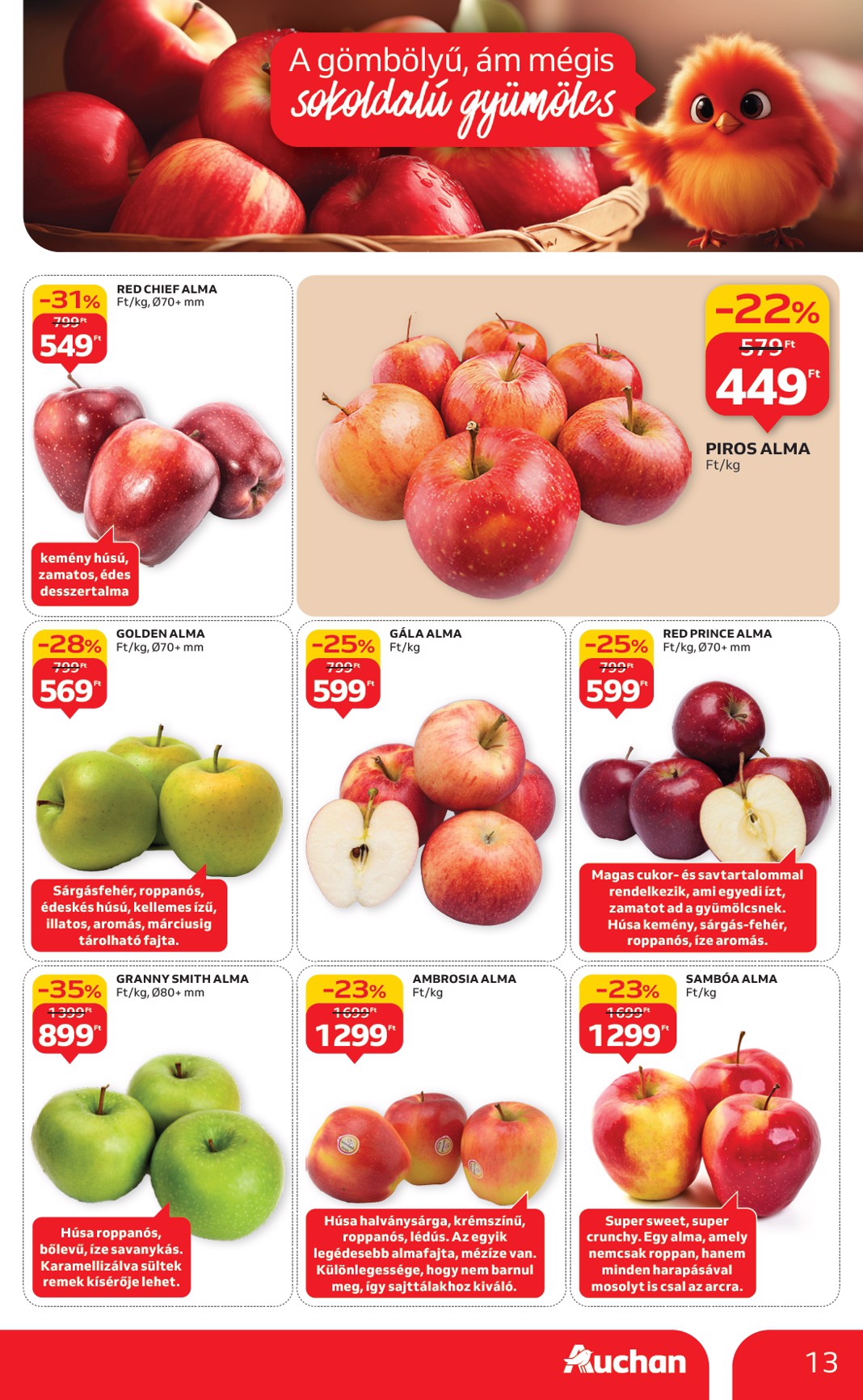 auchan - Auchan Hipermarket akciós újság, érvényes 11.20. - 11.26. - page: 13