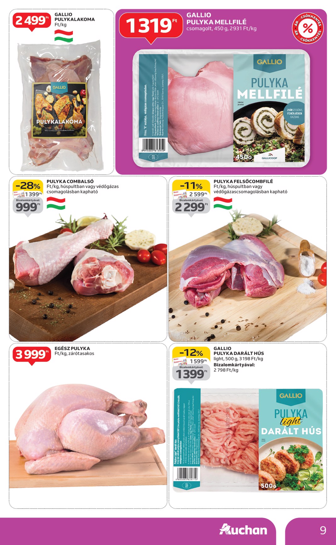 auchan - Auchan Hipermarket akciós újság, érvényes 11.20. - 11.26. - page: 9