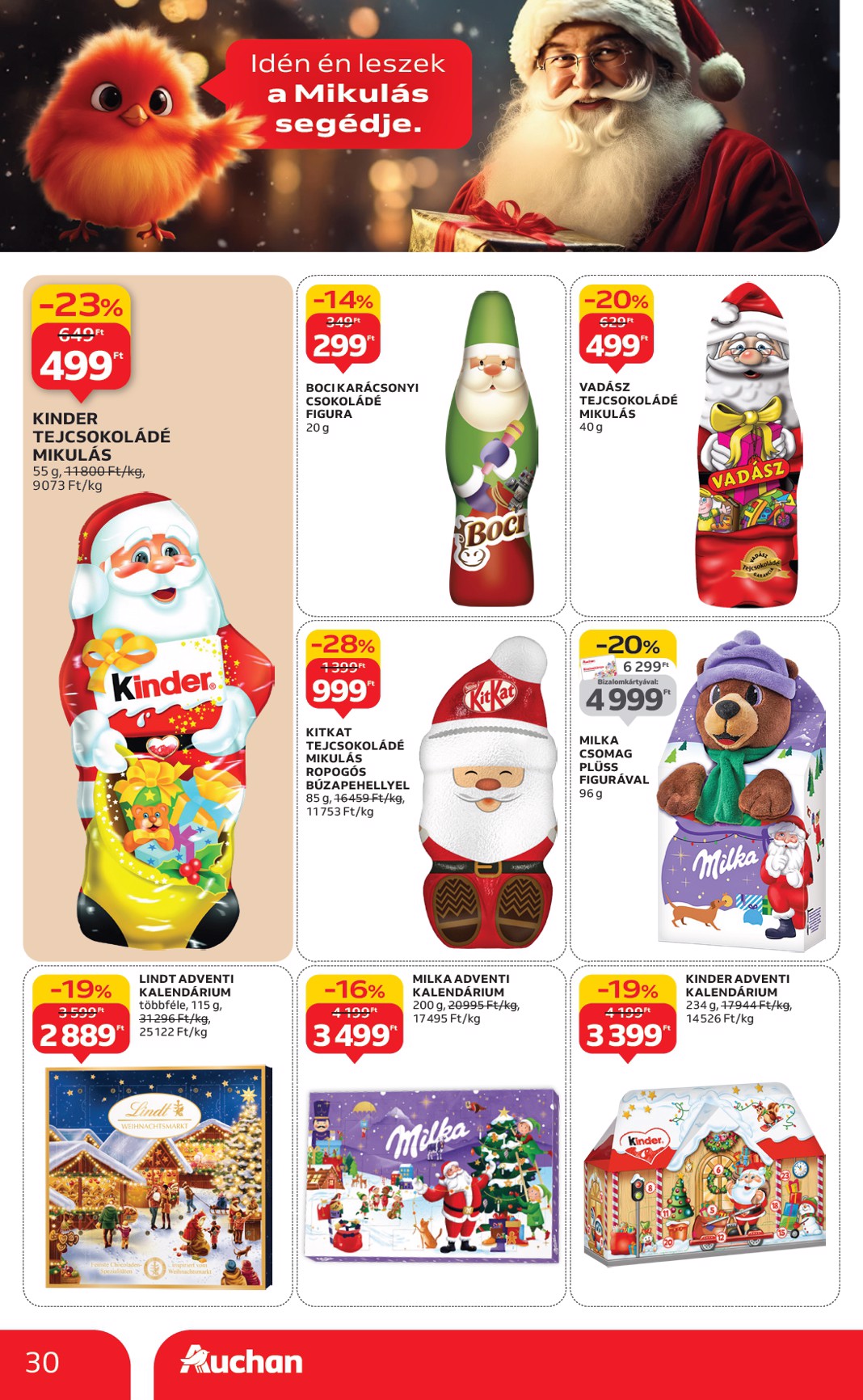 auchan - Auchan Hipermarket akciós újság, érvényes 11.20. - 11.26. - page: 30