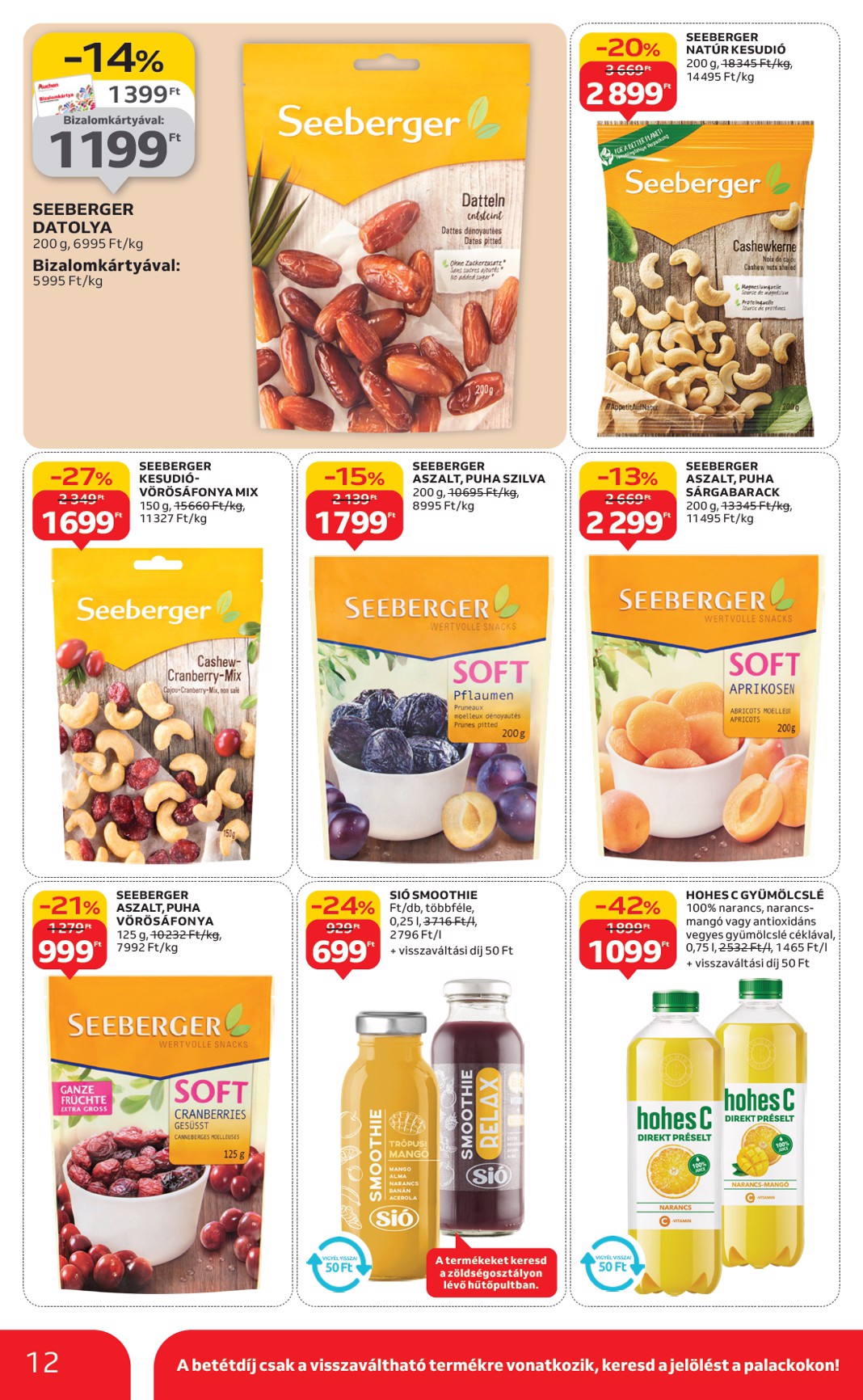 auchan - Auchan Hipermarket akciós újság, érvényes 11.20. - 11.26. - page: 12