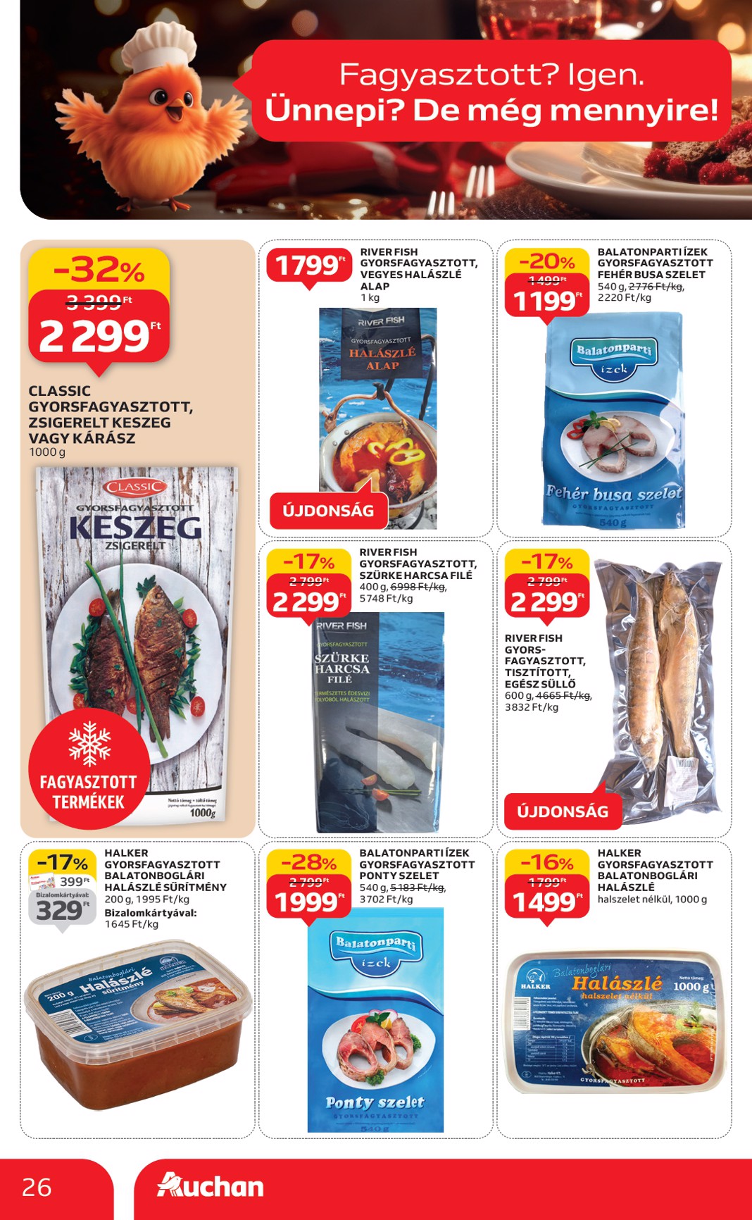 auchan - Auchan Hipermarket akciós újság, érvényes 11.20. - 11.26. - page: 26