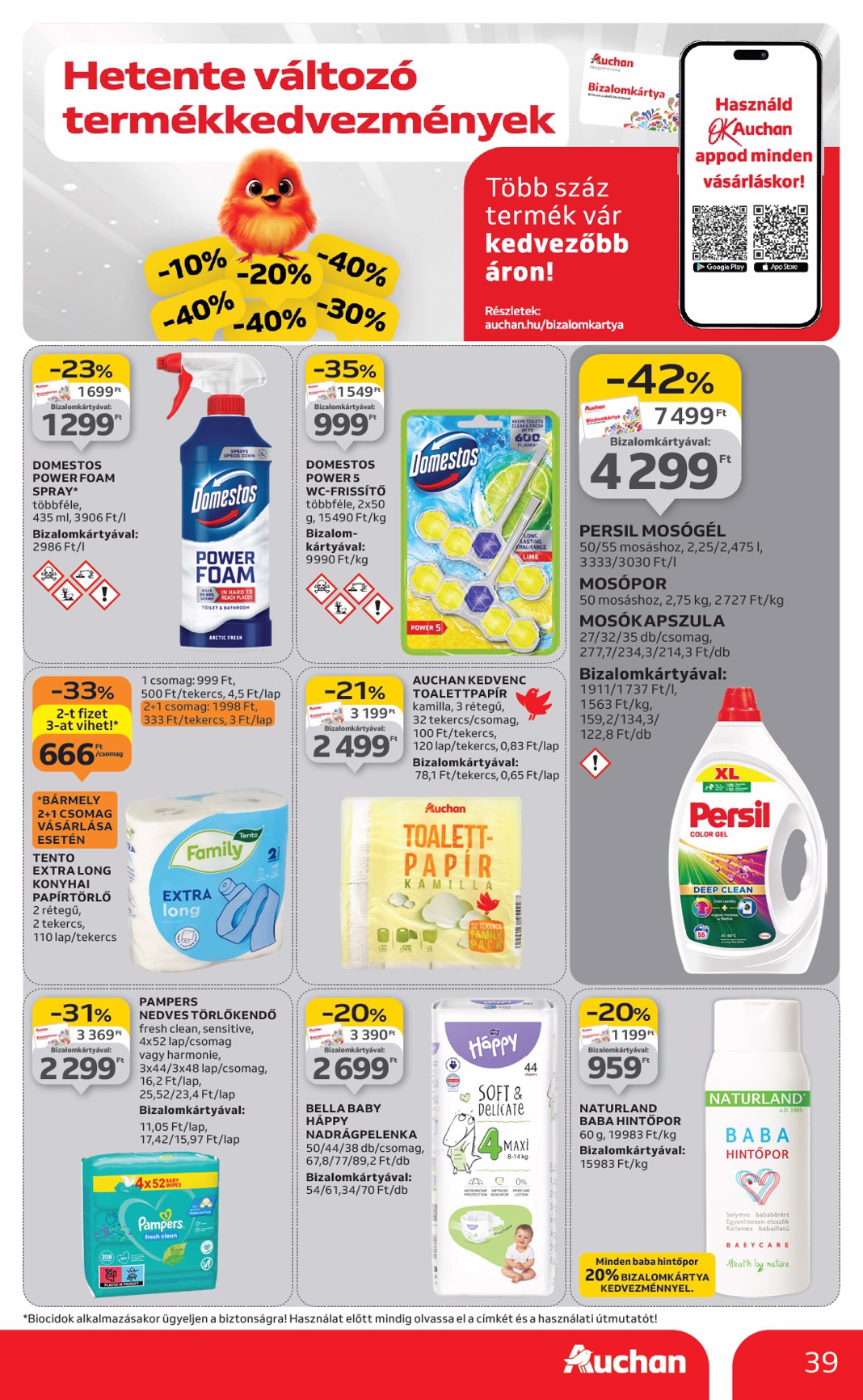 auchan - Auchan Hipermarket akciós újság, érvényes 11.20. - 11.26. - page: 39