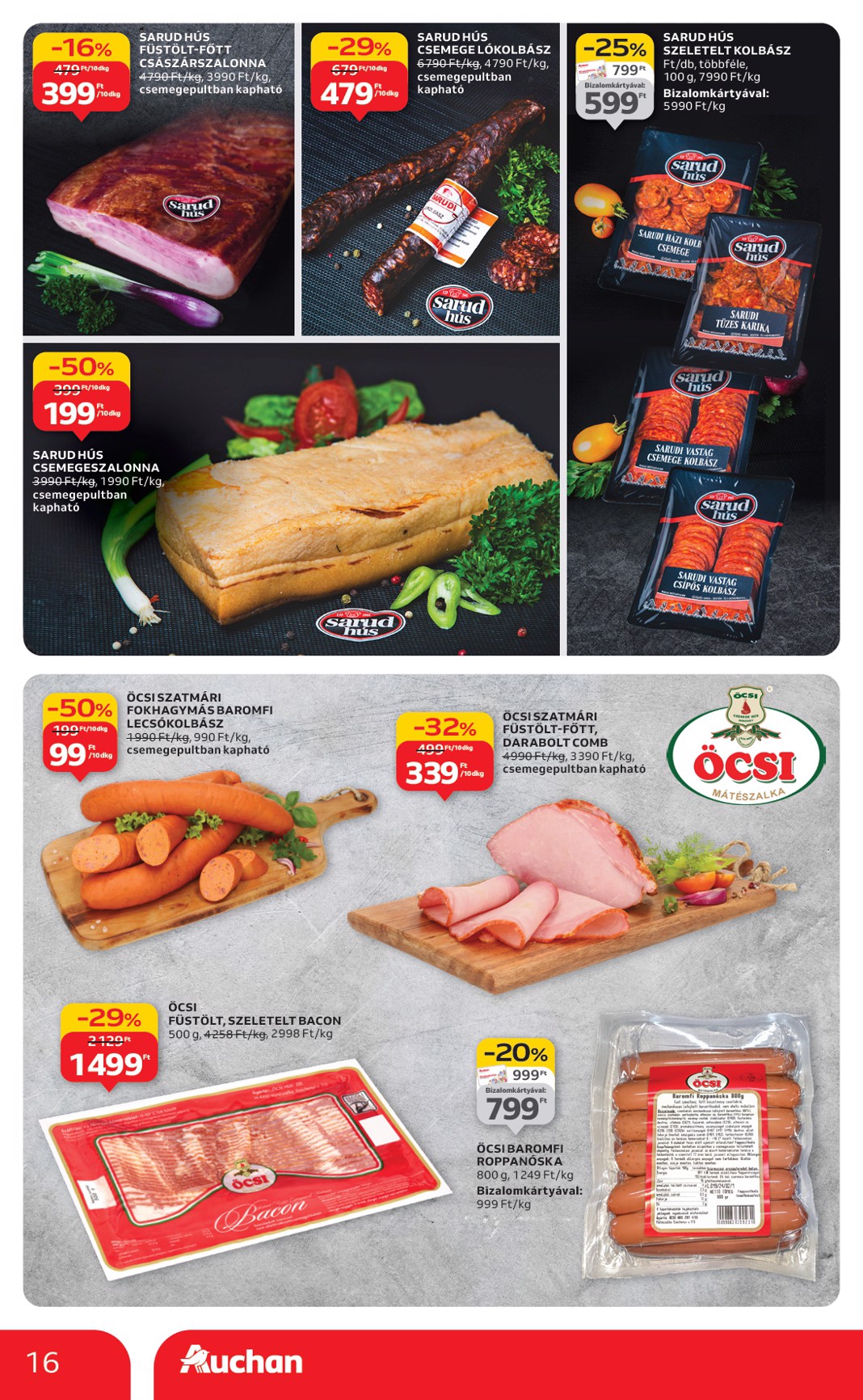 auchan - Auchan Hipermarket akciós újság, érvényes 11.20. - 11.26. - page: 16