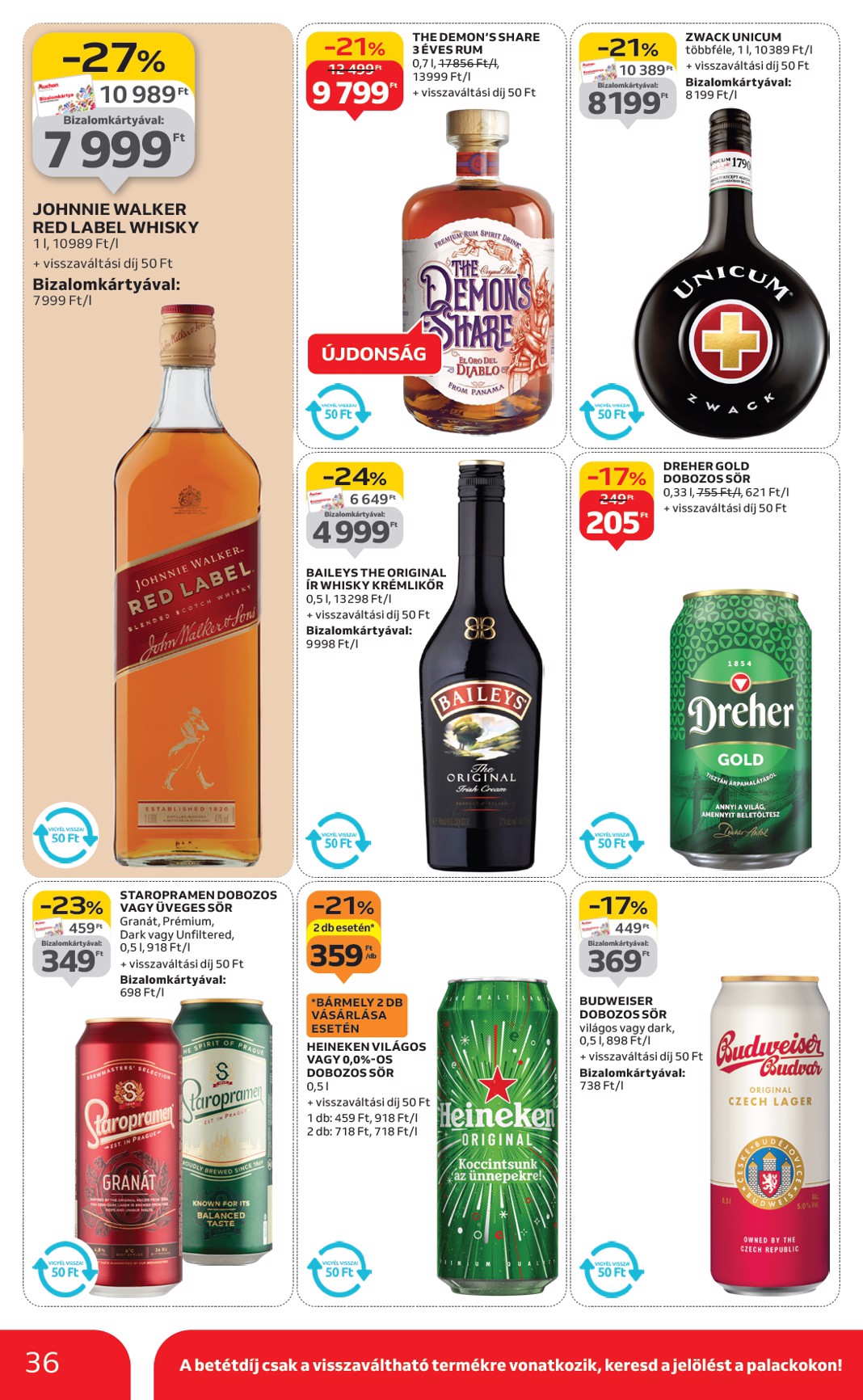auchan - Auchan Hipermarket akciós újság, érvényes 11.20. - 11.26. - page: 36