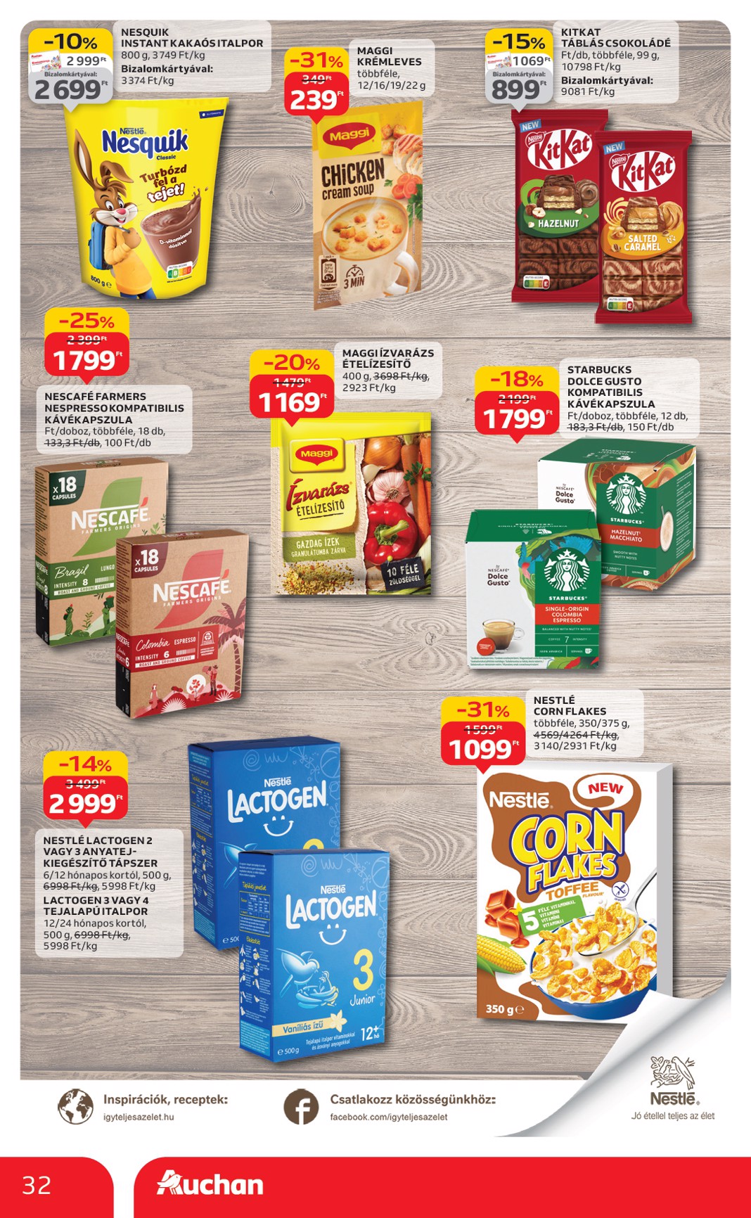 auchan - Auchan Hipermarket akciós újság, érvényes 11.20. - 11.26. - page: 32