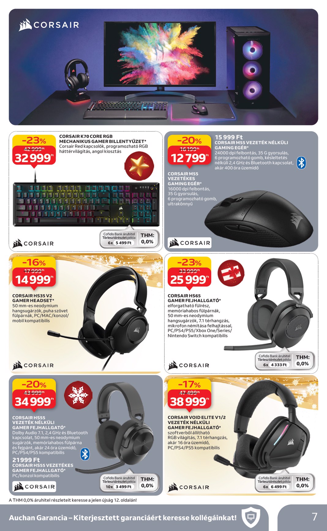 auchan - Auchan - Hipermarket gamer ajánlataink akciós újság, érvényes 11.20. - 12.24. - page: 7