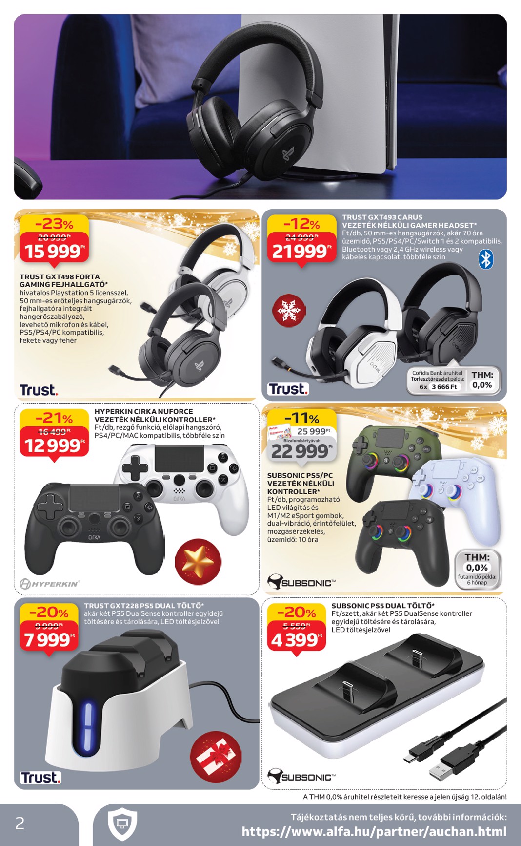 auchan - Auchan - Hipermarket gamer ajánlataink akciós újság, érvényes 11.20. - 12.24. - page: 2