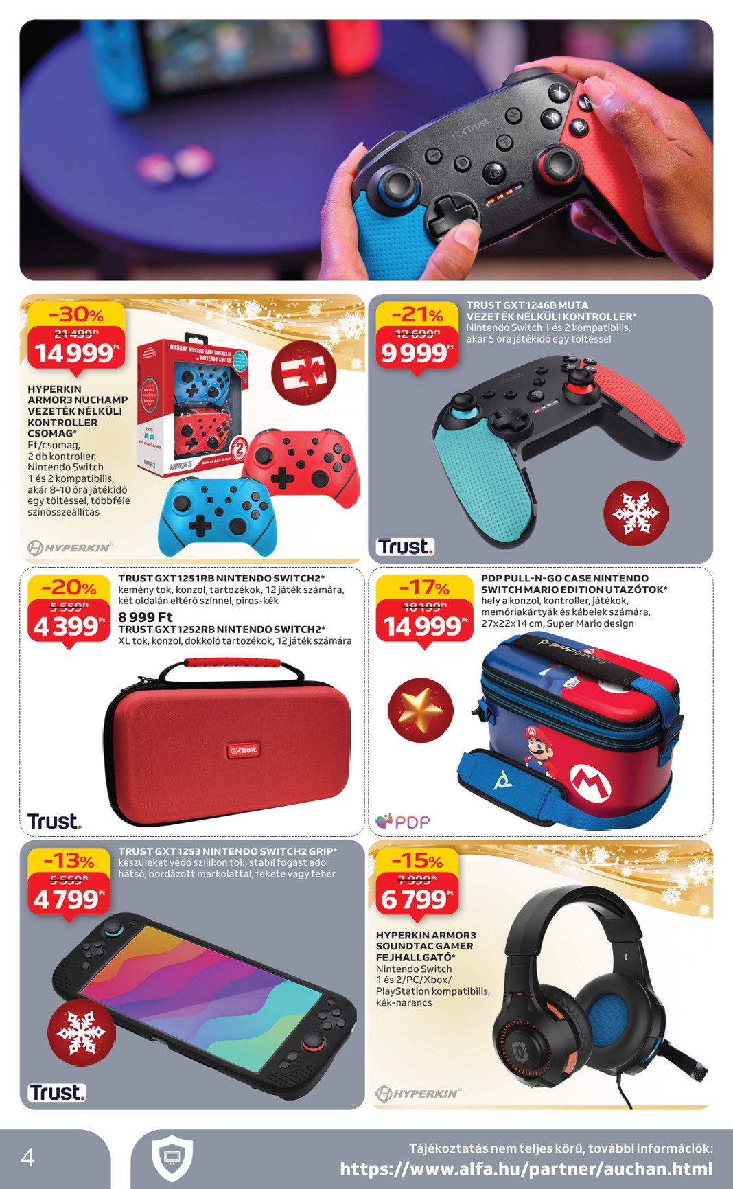 auchan - Auchan - Hipermarket gamer ajánlataink akciós újság, érvényes 11.20. - 12.24. - page: 4