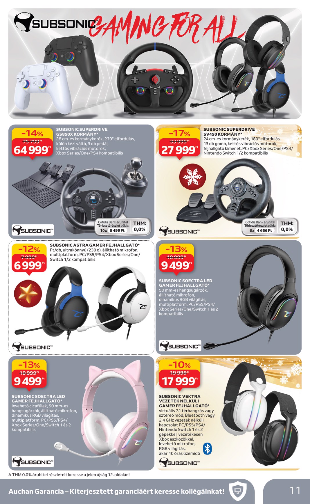 auchan - Auchan - Hipermarket gamer ajánlataink akciós újság, érvényes 11.20. - 12.24. - page: 11
