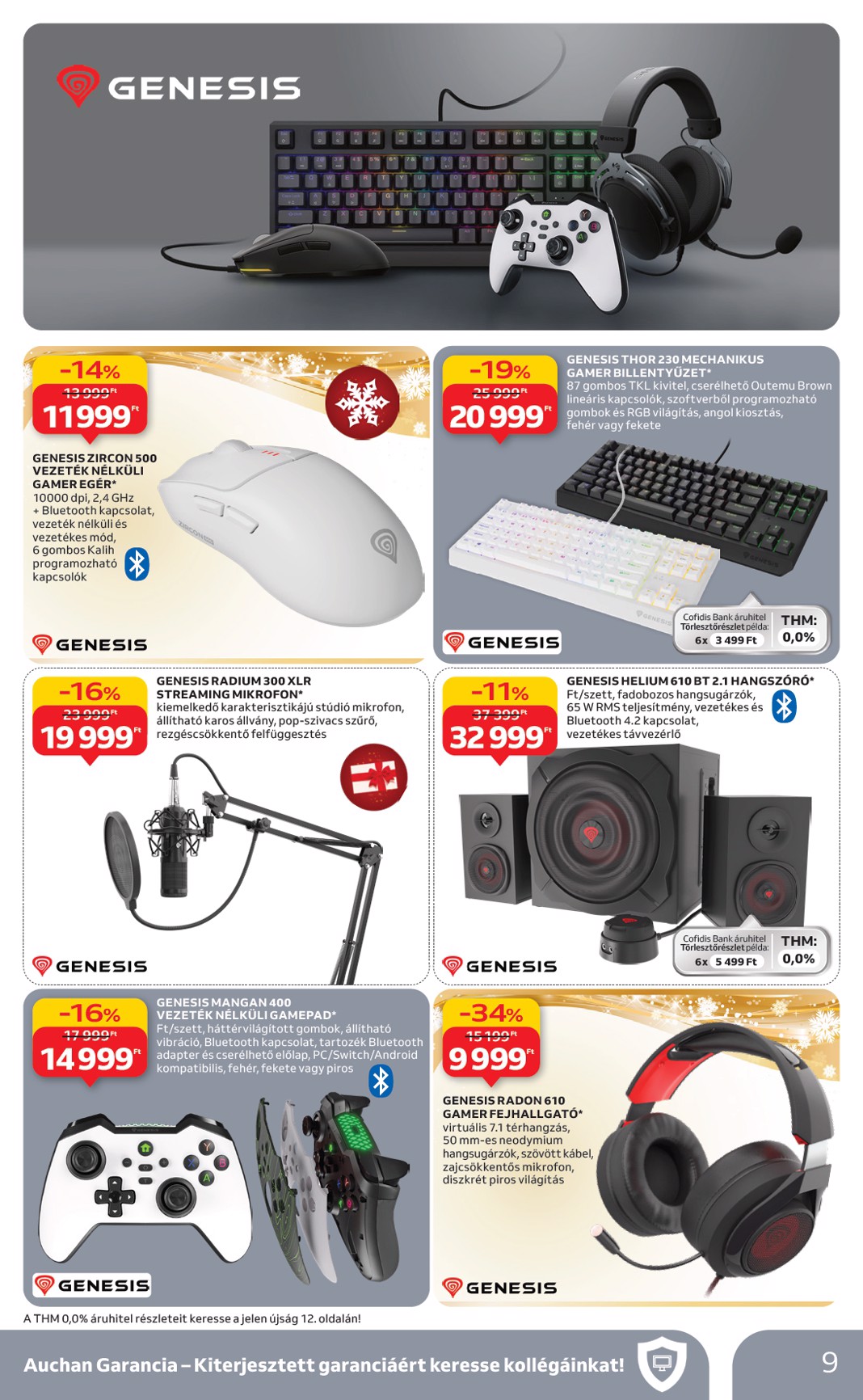 auchan - Auchan - Hipermarket gamer ajánlataink akciós újság, érvényes 11.20. - 12.24. - page: 9