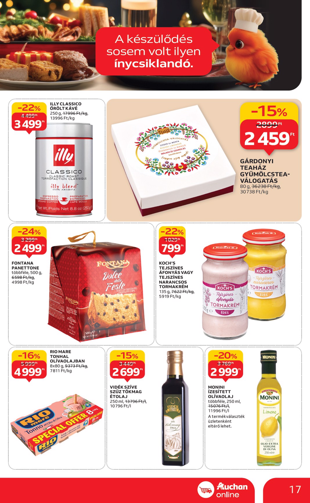 auchan - Auchan szupermarket akciós újság, érvényes 11.20. - 11.26. - page: 17