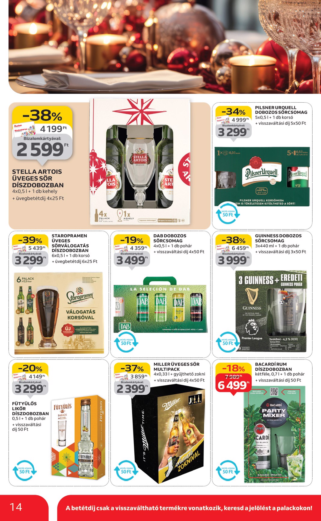 auchan - Auchan szupermarket akciós újság, érvényes 11.20. - 11.26. - page: 14