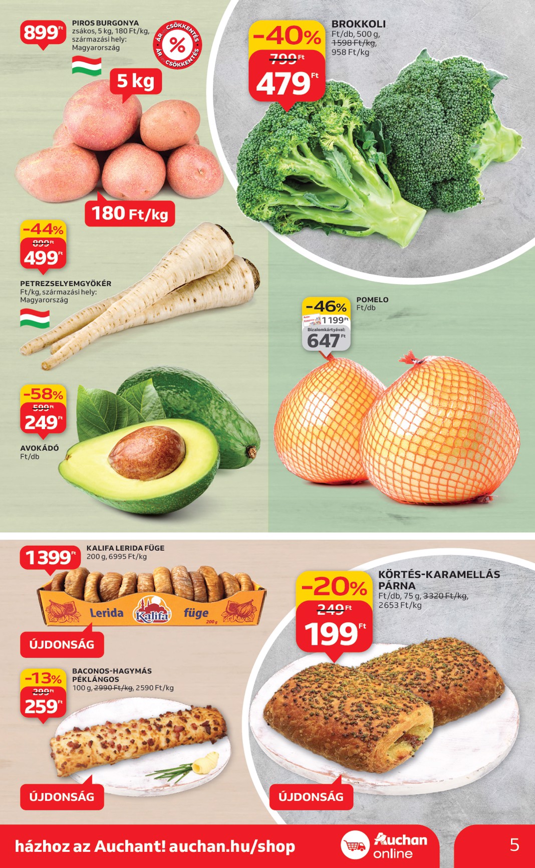 auchan - Auchan szupermarket akciós újság, érvényes 11.20. - 11.26. - page: 5