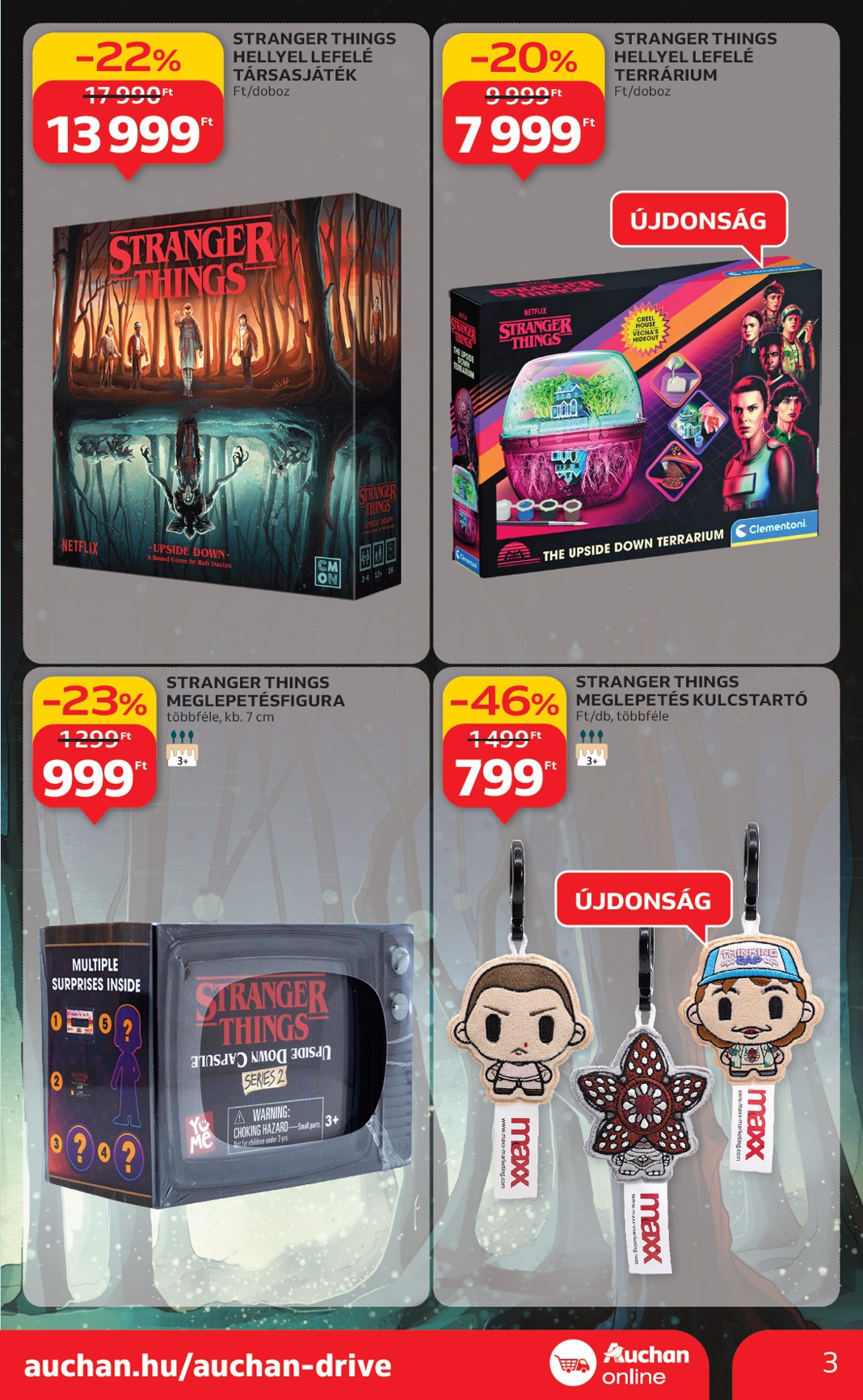 auchan - Auchan szupermarket akciós újság, érvényes 11.20. - 11.26. - page: 3