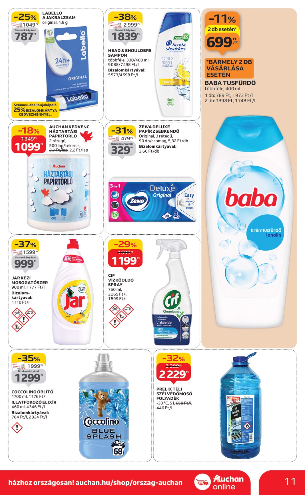 auchan - Auchan szupermarket akciós újság, érvényes 11.20. - 11.26. - page: 11